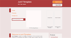 Desktop Screenshot of jyotifibreglass.com